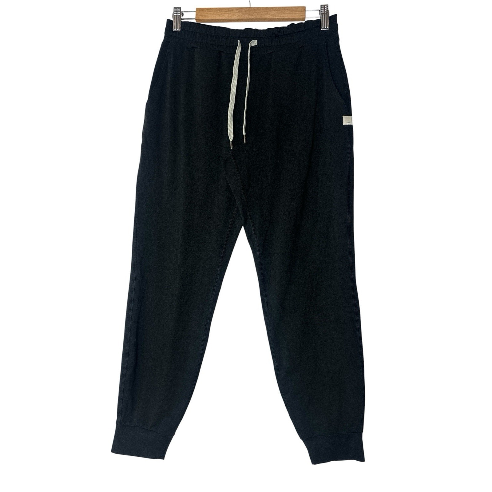Vuori Performance Jogger Women's Small Black Elastic Waist Pockets Atheisure